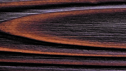 Karbonisiertes Holz (Flamtec10) aus Douglasie